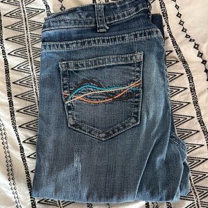Cowgirl tuff jeans, hardly worn